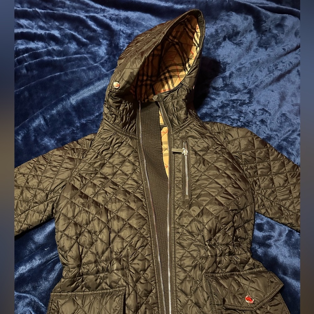 Burberry kids hooded jacket size 12
